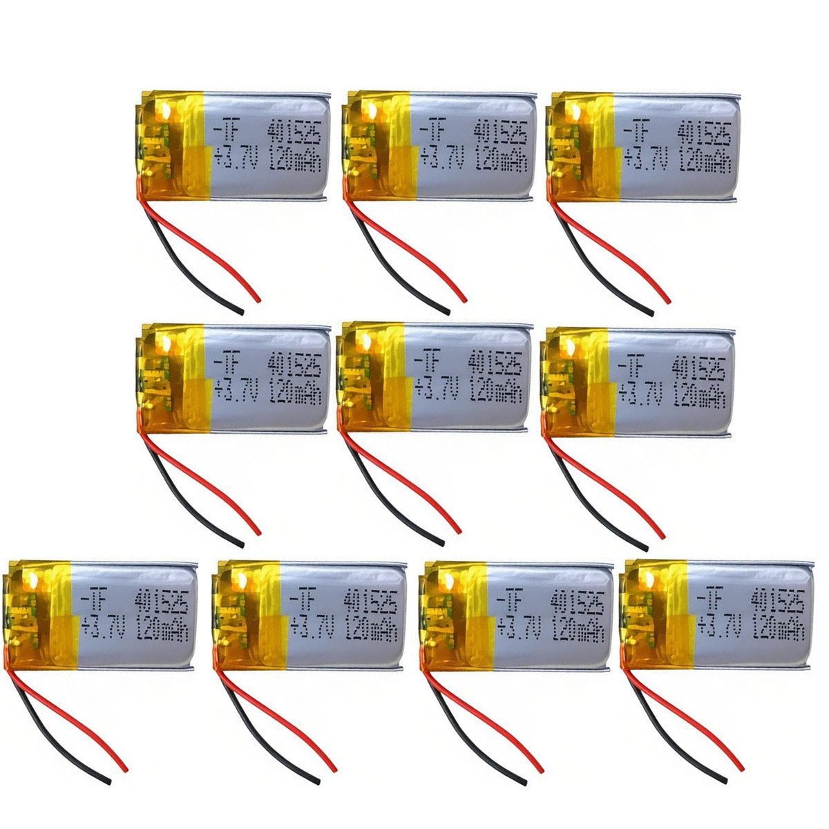 10PCS 3.7V 120mAh 401525 Lithi - Smartwatch Headset ulasan dan harga