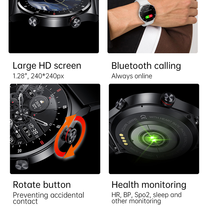 ECG+PPG Bluetooth Call Smart W - Smartwatch Faces ulasan dan harga