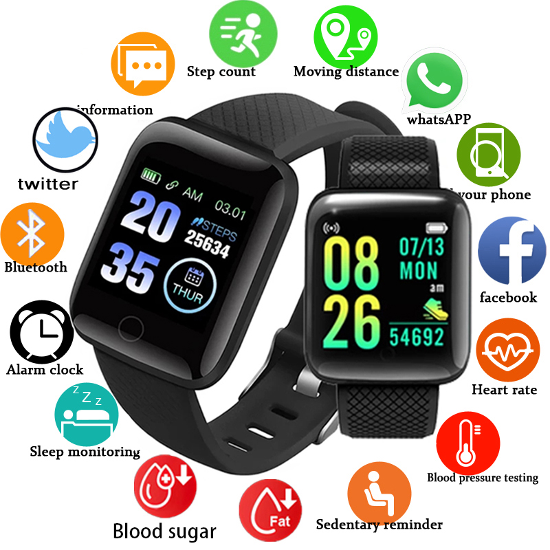 116plus Smart Watch Men Women  - Smartwatch Instagram ulasan dan harga
