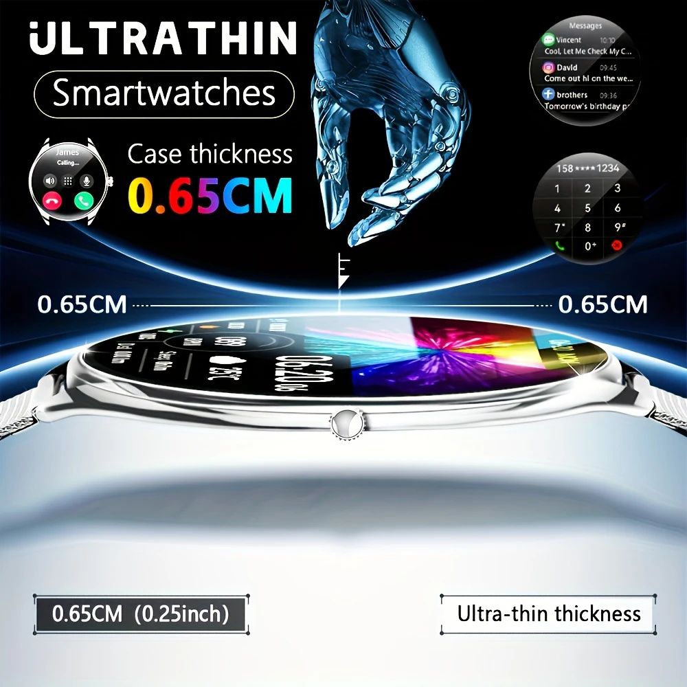 2026 New Ultra Thin Smart Watc - Smartwatch Face ulasan dan harga