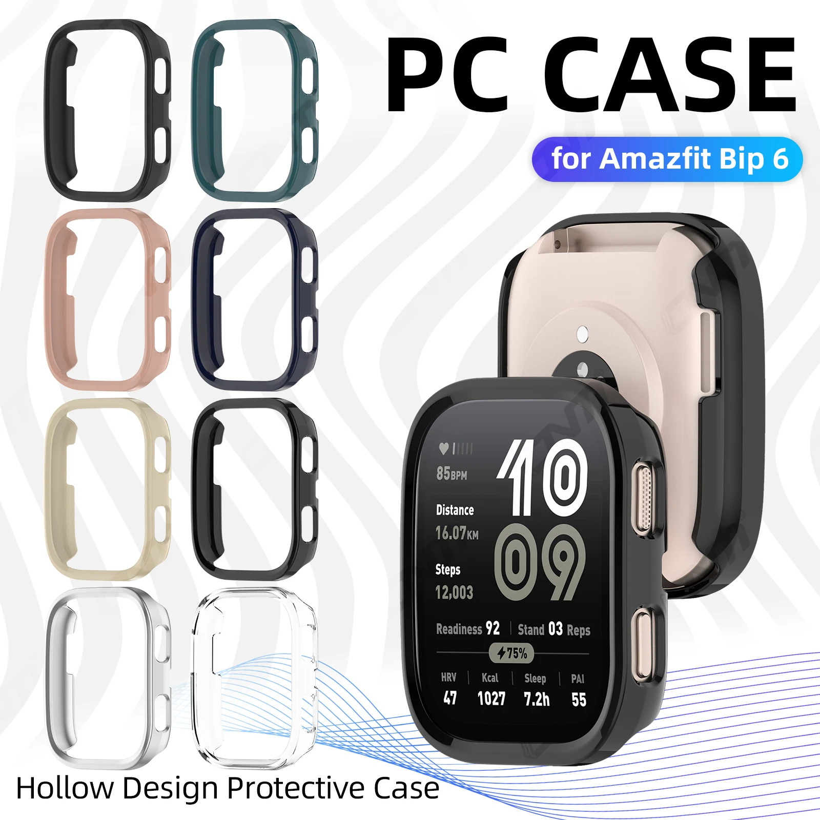 PC Hard Case for Amazfit BIP 6 - Amazfit Smartwatch Accessories ulasan dan harga