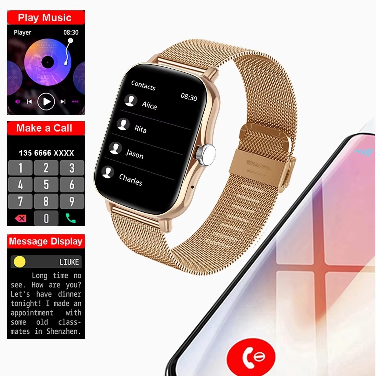 1.83'' Waterproof Smart Watch  - Smartwatch Instagram ulasan dan harga