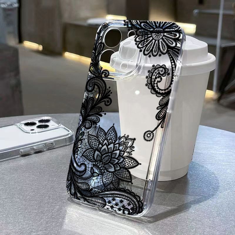 Trendy Black Lace Flower Patte - Xiaomi Poco X6 ulasan dan harga