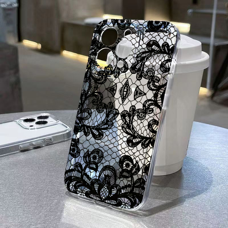 Trendy Black Lace Flower Patte - Xiaomi Poco X6 ulasan dan harga