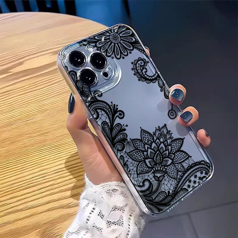 Trendy Black Lace Flower Patte - Xiaomi Poco X6 ulasan dan harga