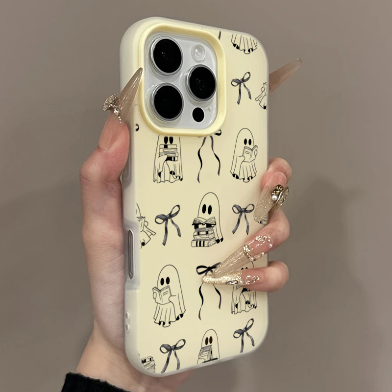 Cute Halloween Book Ghost Bow  - Apple Iphone 15 Pro Max ulasan dan harga