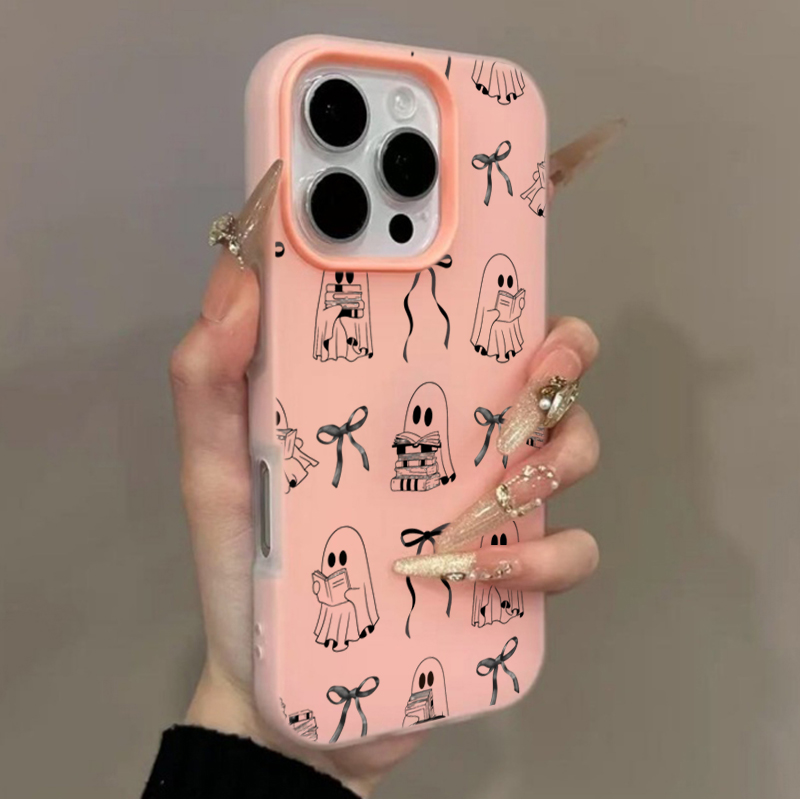 Cute Halloween Book Ghost Bow  - Apple Iphone 15 Pro Max ulasan dan harga