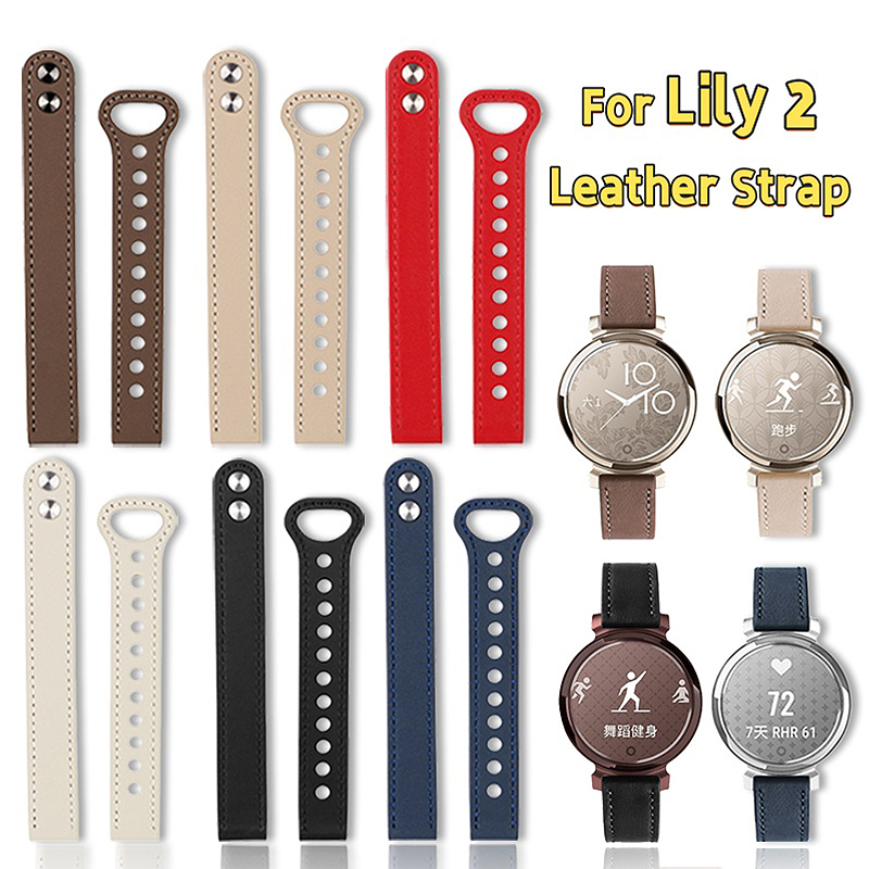 14mm Genuine Leather Strap For - Smartwatch Instagram ulasan dan harga