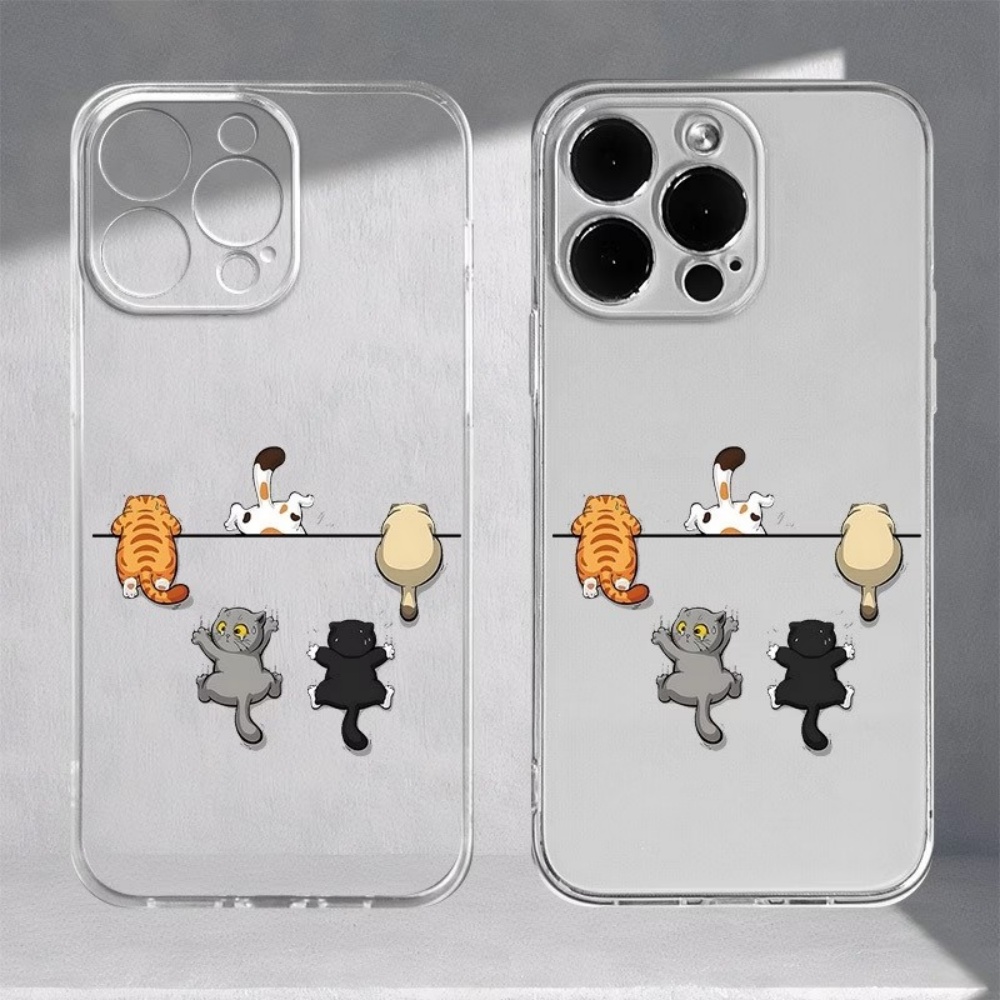Five Cute Cat Pattern Phone Ca - Apple Iphone 15 Pro Max ulasan dan harga