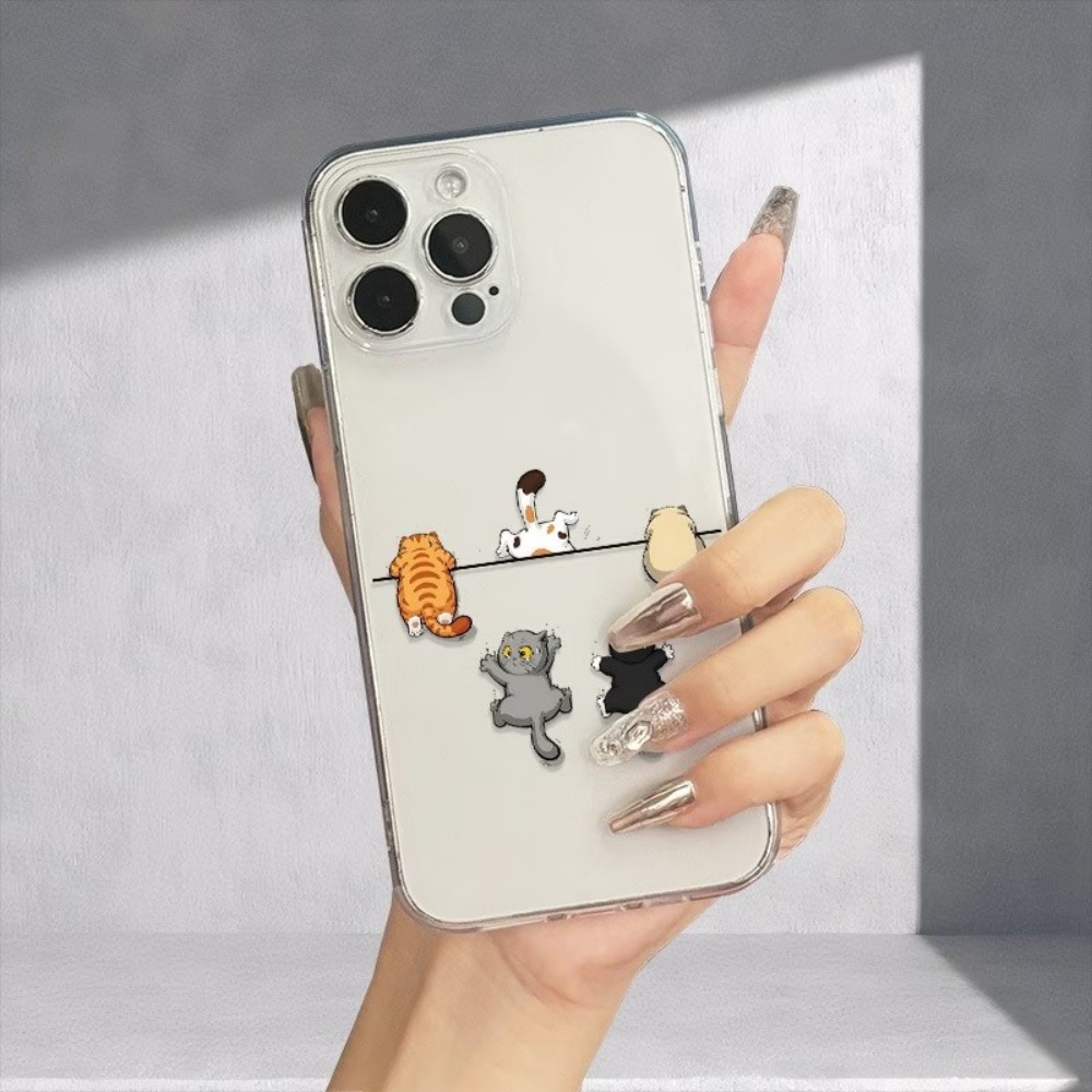 Five Cute Cat Pattern Phone Ca - Apple Iphone 15 Pro Max ulasan dan harga