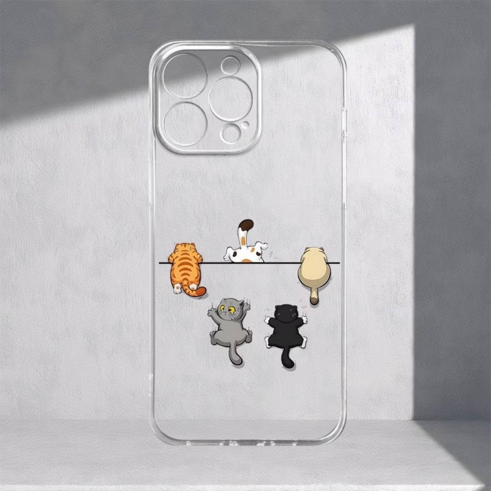 Five Cute Cat Pattern Phone Ca - Apple Iphone 15 Pro Max ulasan dan harga