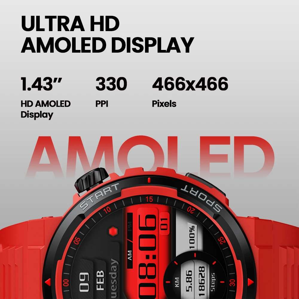 New Zeblaze Ares 3 Plus 1.43'' - Smartwatch Faces ulasan dan harga
