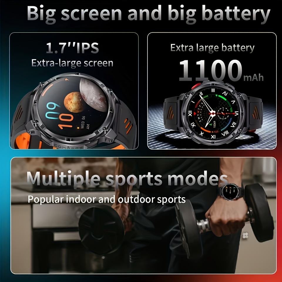 New T-REX3 Ultra 1100mAh Batte - Smartwatch Face ulasan dan harga