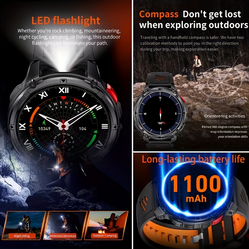 New T-REX3 Ultra 1100mAh Batte - Smartwatch Face ulasan dan harga