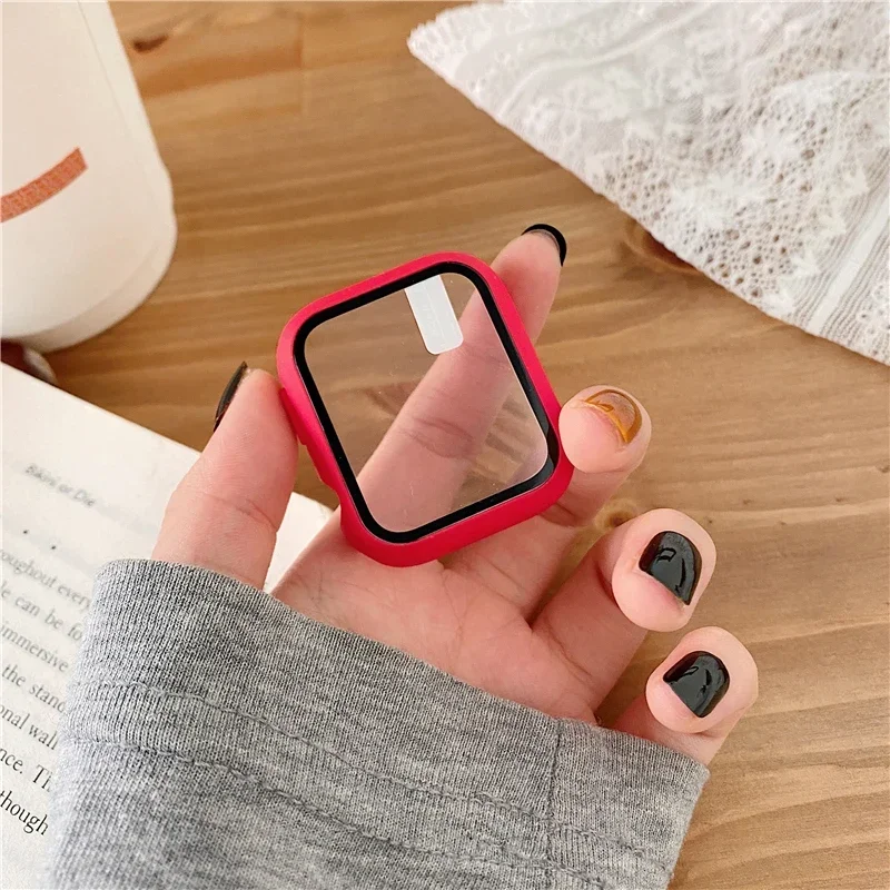 3pack Glass+cover For Apple Wa - Smartwatch Band Accessories ulasan dan harga