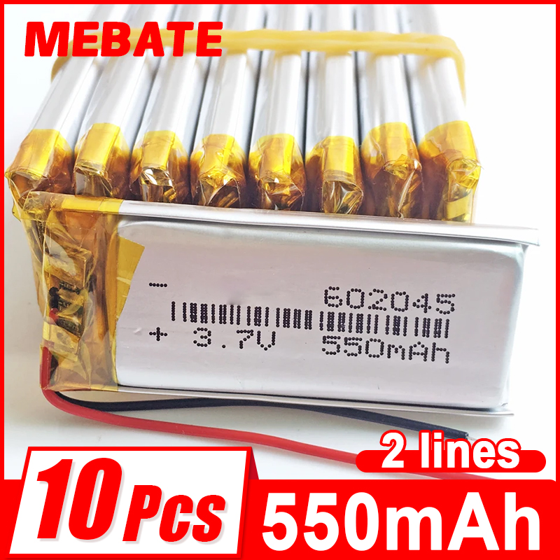 Lot 10 PCS 3.7V 550mAh Lipo Re - Smartwatch Headset ulasan dan harga